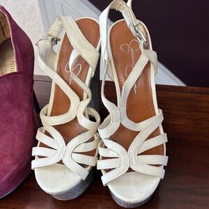 Elegant Cream Strappy Sandals
